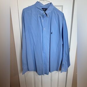 Polo by Ralph Lauren Men's Blue Shirt- Big & Tall